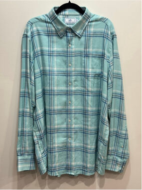 Southern Tide Casual Hemo Lightweight Flannel Button Down XL Preppy Coastal